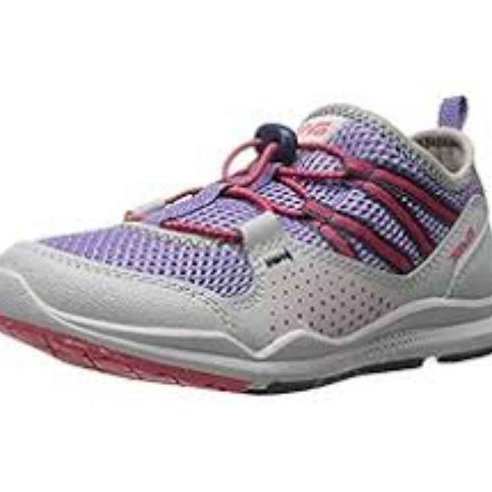 Teva  Scamper Water Shoe/Sneaker, Grey/Purple/Pink  Kid Sizes  NEW With Box